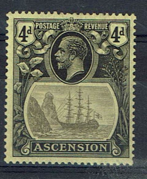 Image of Ascension SG 15a LMM British Commonwealth Stamp